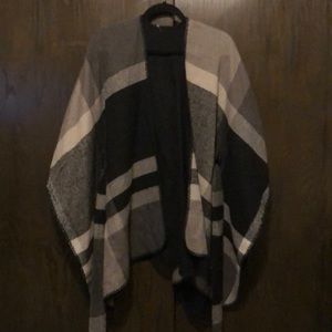Belted sweater wrap